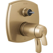 Delta Stryke 17 Thermostatic Integrated Diverter Trim with Six Function Diverter Less Diverter Handle T27T976-LHP - Champagne Bronze