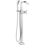 Delta Stryke Single Handle Floor Mount Tub Filler Trim T47766-FL - Chrome