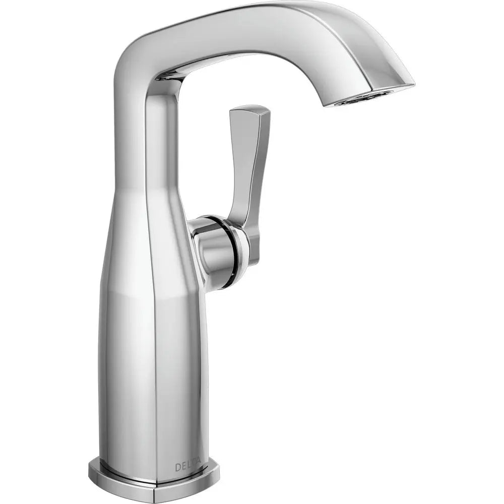 Delta Stryke Single Handle Mid-Height Bathroom Faucet 676 - Chrome