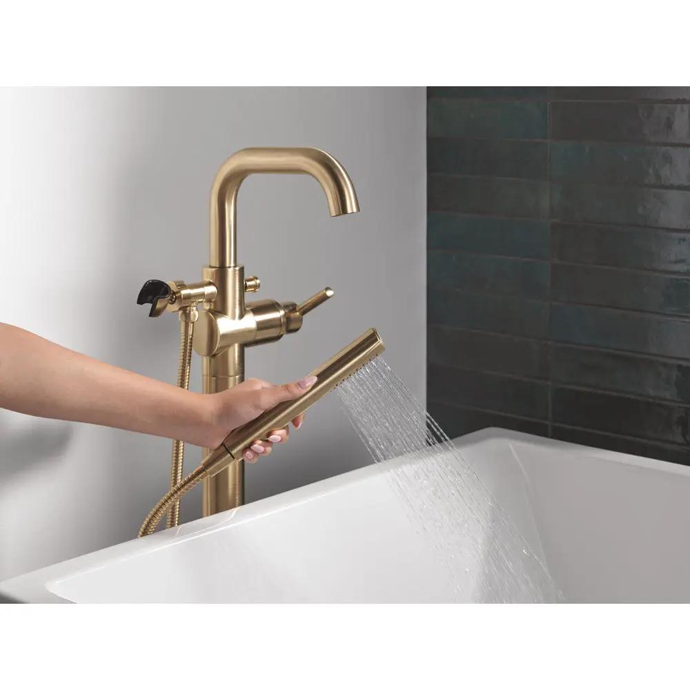 Delta TRINSIC Freestanding Floor Mount Tub Filler T4754 - Plumbing Market