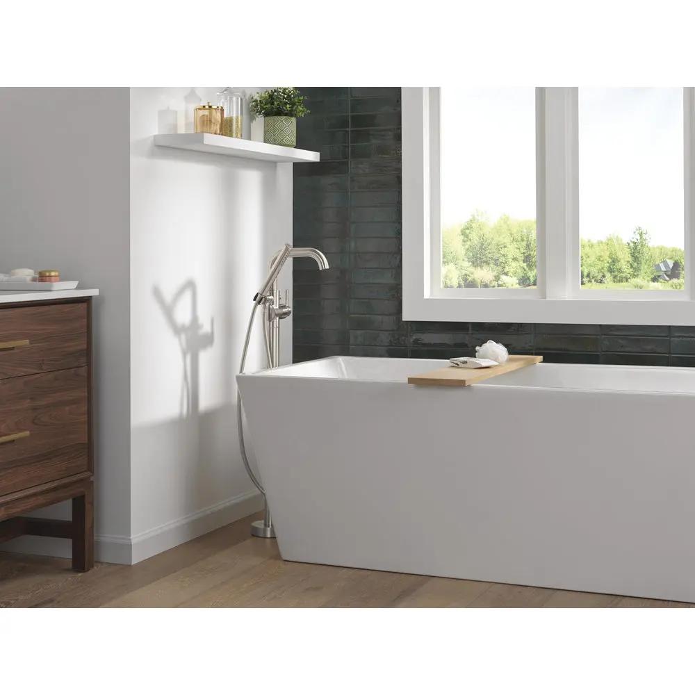 Delta TRINSIC Freestanding Floor Mount Tub Filler T4754 - Plumbing Market