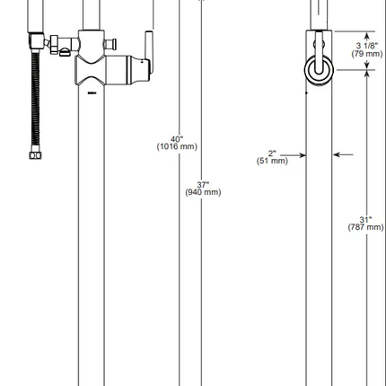 Delta TRINSIC Freestanding Floor Mount Tub Filler T4754 - Plumbing Market