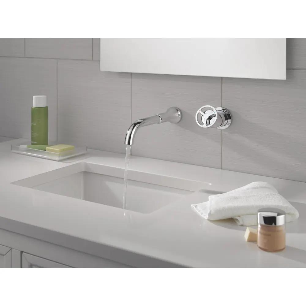 Delta TRINSIC Single Handle Wall Mount Bathroom Faucet Trim - Plumbing Market