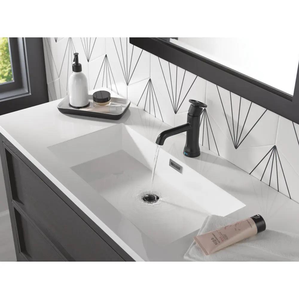 Delta TRINSIC Touch2O Bathroom Faucet with Touchless Technology - Plumbing Market