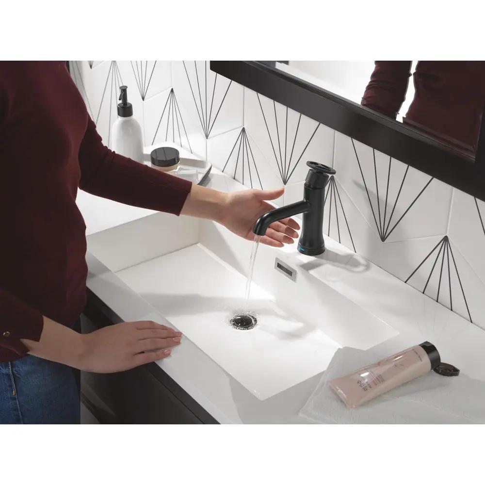 Delta TRINSIC Touch2O Bathroom Faucet with Touchless Technology - Plumbing Market