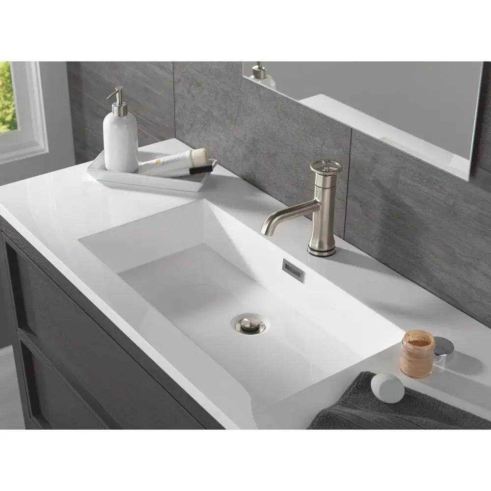 Delta TRINSIC Touch2O Bathroom Faucet with Touchless Technology - Plumbing Market