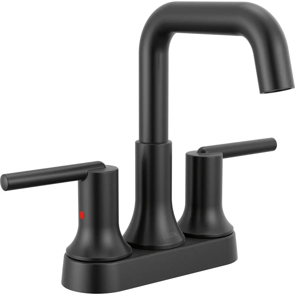 Delta TRINSIC Two Handle Centerset Bathroom Faucet 2554 - Matte Black