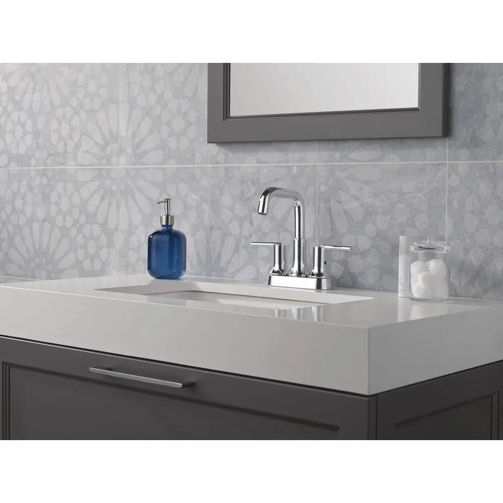 Delta TRINSIC Two Handle Centerset Bathroom Faucet 2554