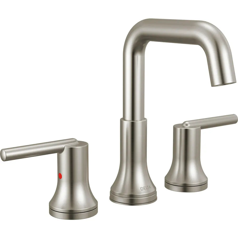 Delta TRINSIC Two Handle Widespread Bathroom Faucet 3554 - Stainless