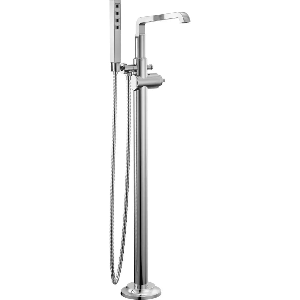 Delta Tetra Floor Mount Tub Filler Trim T4789-LHP-FL - Chrome
