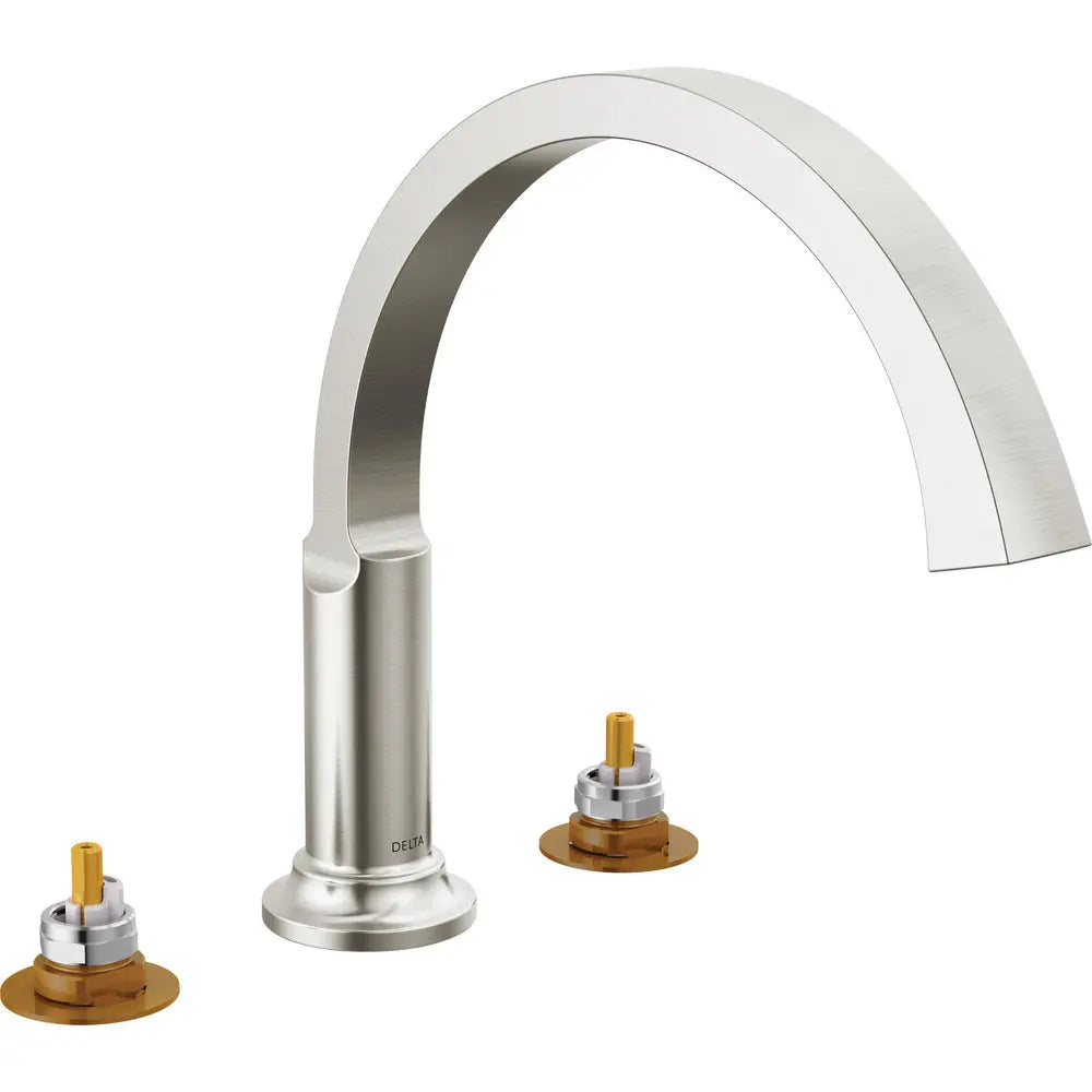 Delta Tetra Roman Tub Trim T2788-LHP - Stainless Steel