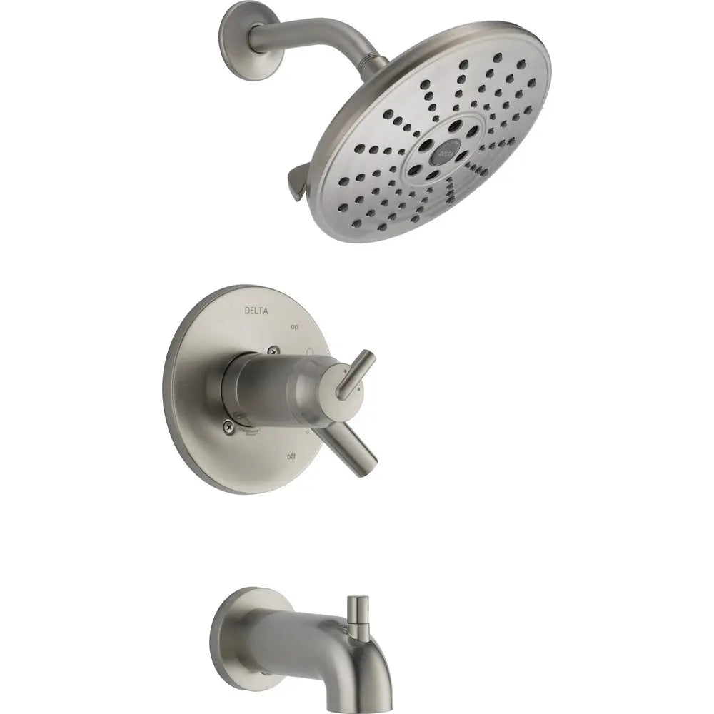 Delta Thermostatic Tub And Shower Trim T17T459-SSH2O - Plumbing Market