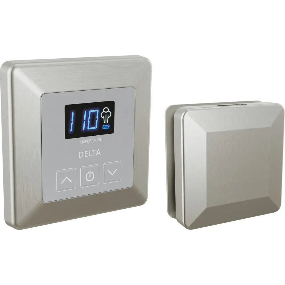 Delta Transitional Steam Shower Controller And Head Stainless EP103350SSPR - Plumbing Market