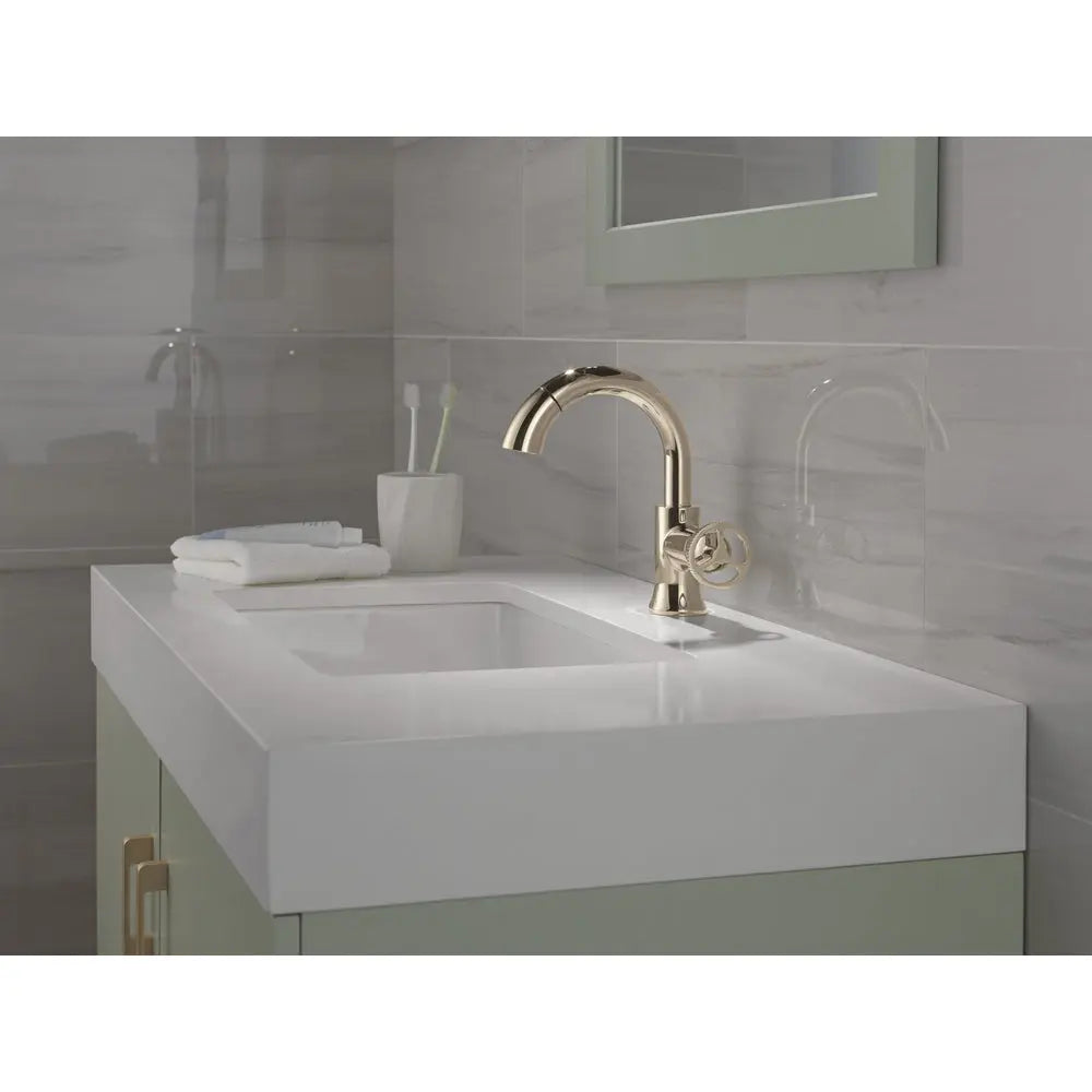 Delta Trinsic Single Handle Pull Down Bathroom Faucet 558HAR-PD