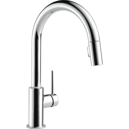 Delta Trinsic Single Handle Pull-Down Kitchen Faucet - Plumbing Market