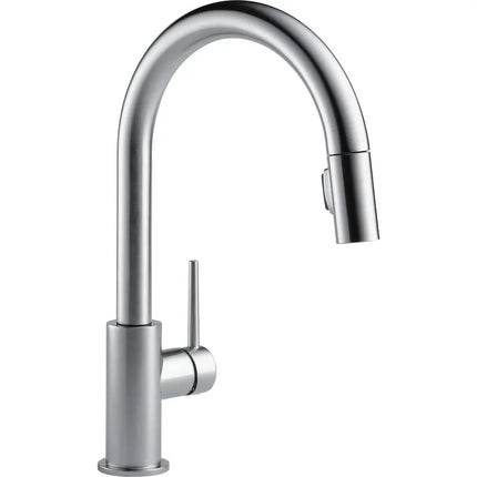 Delta Trinsic Single Handle Pull-Down Kitchen Faucet - Plumbing Market