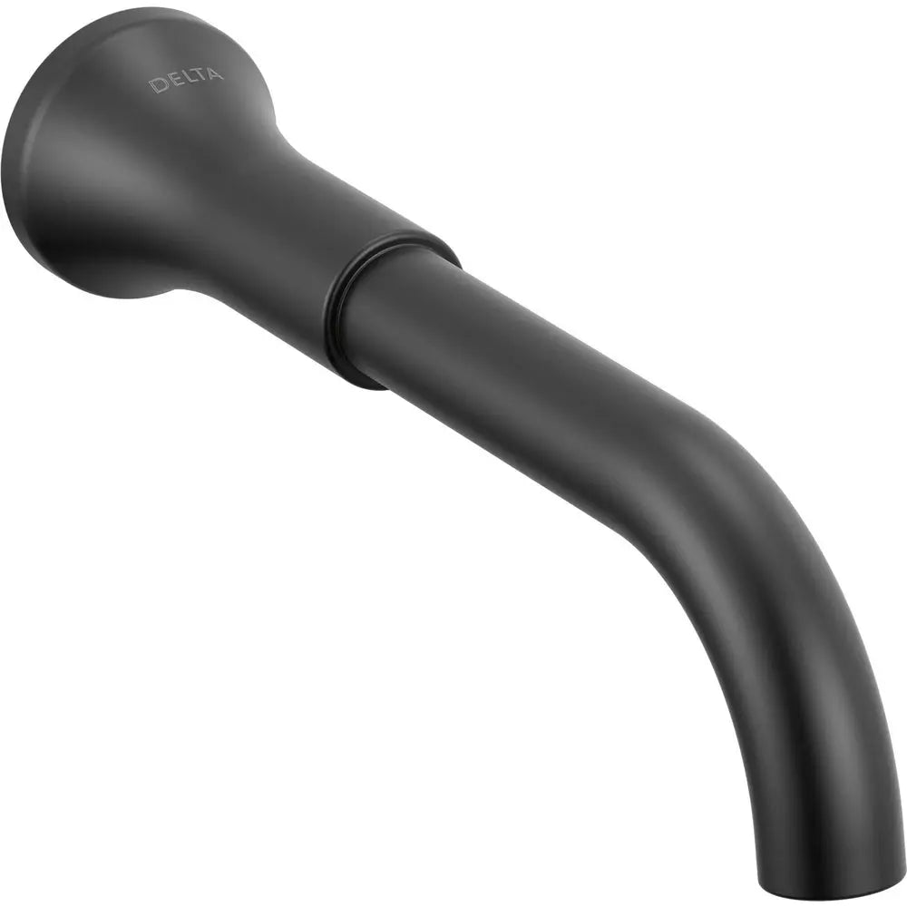 Delta Trinsic Two Handle Wall Mount Bathroom Faucet T3554LF-LHP-WL - Matte Black