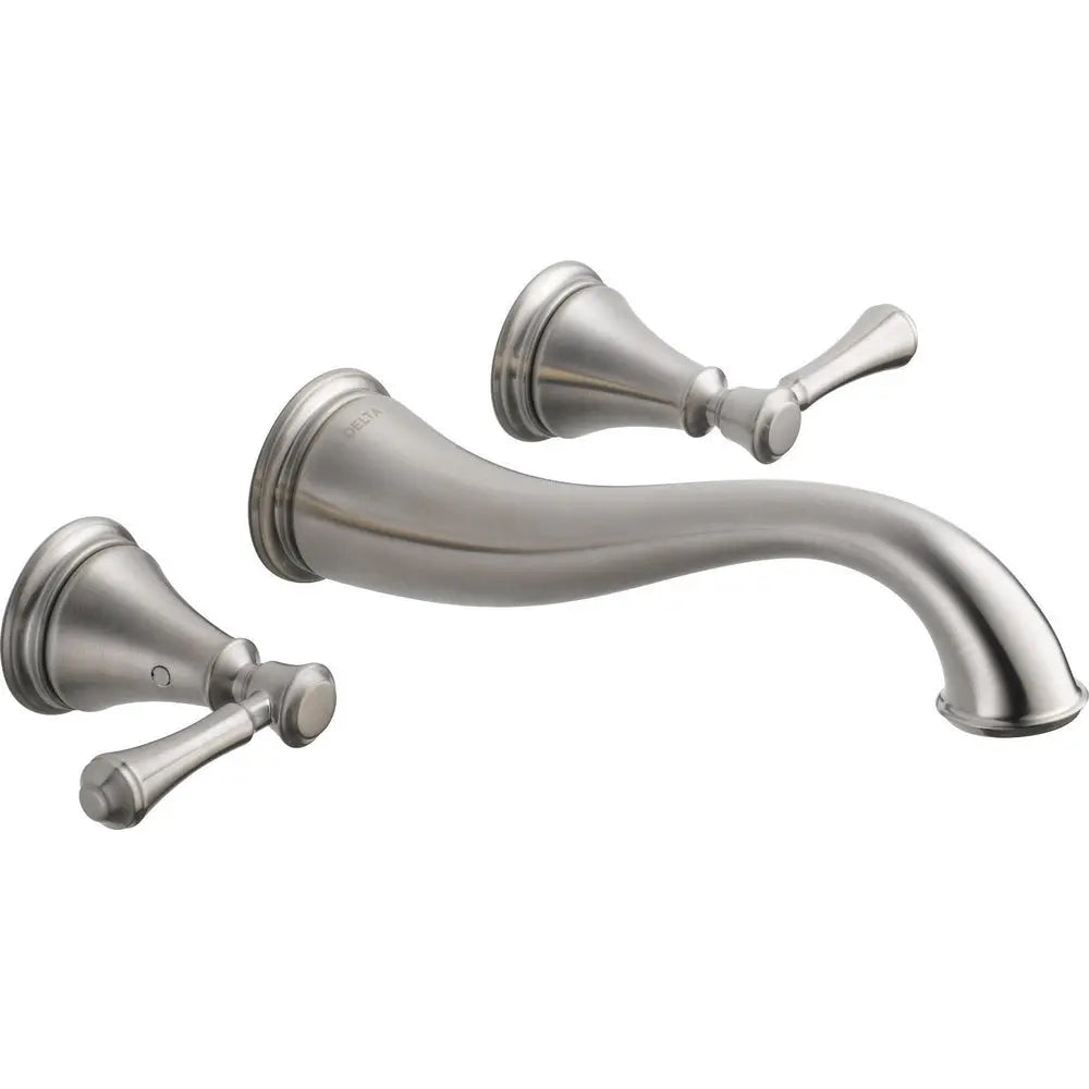 Delta Two Handle Wall Mount Lavatory Faucet Trim T3597LF-SSWL - Plumbing Market