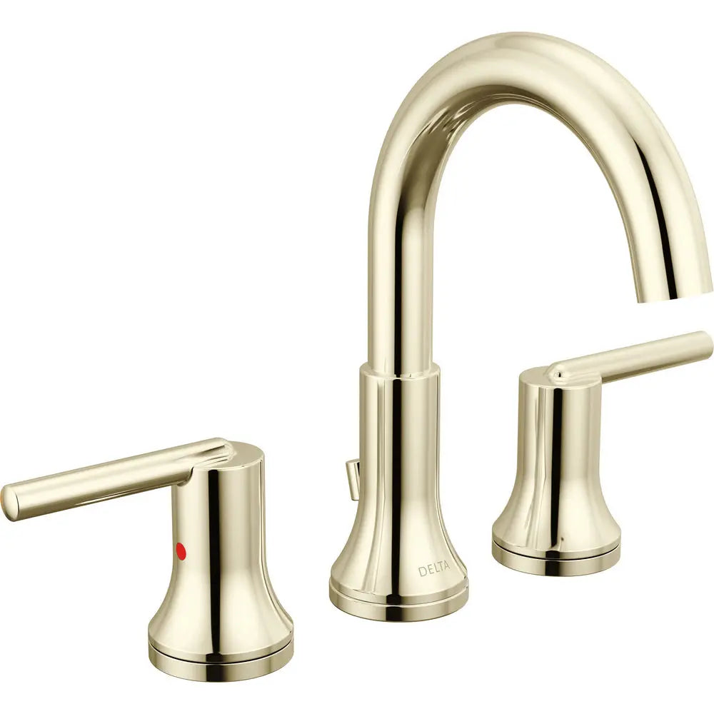Delta Widespread Bath Faucet W/ Metal Pop-Up 3559 - 3559-PNMPU-DST