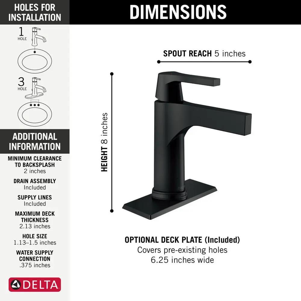 Delta ZURA Touch2O Bathroom Faucet with Touchless Technology - Plumbing Market