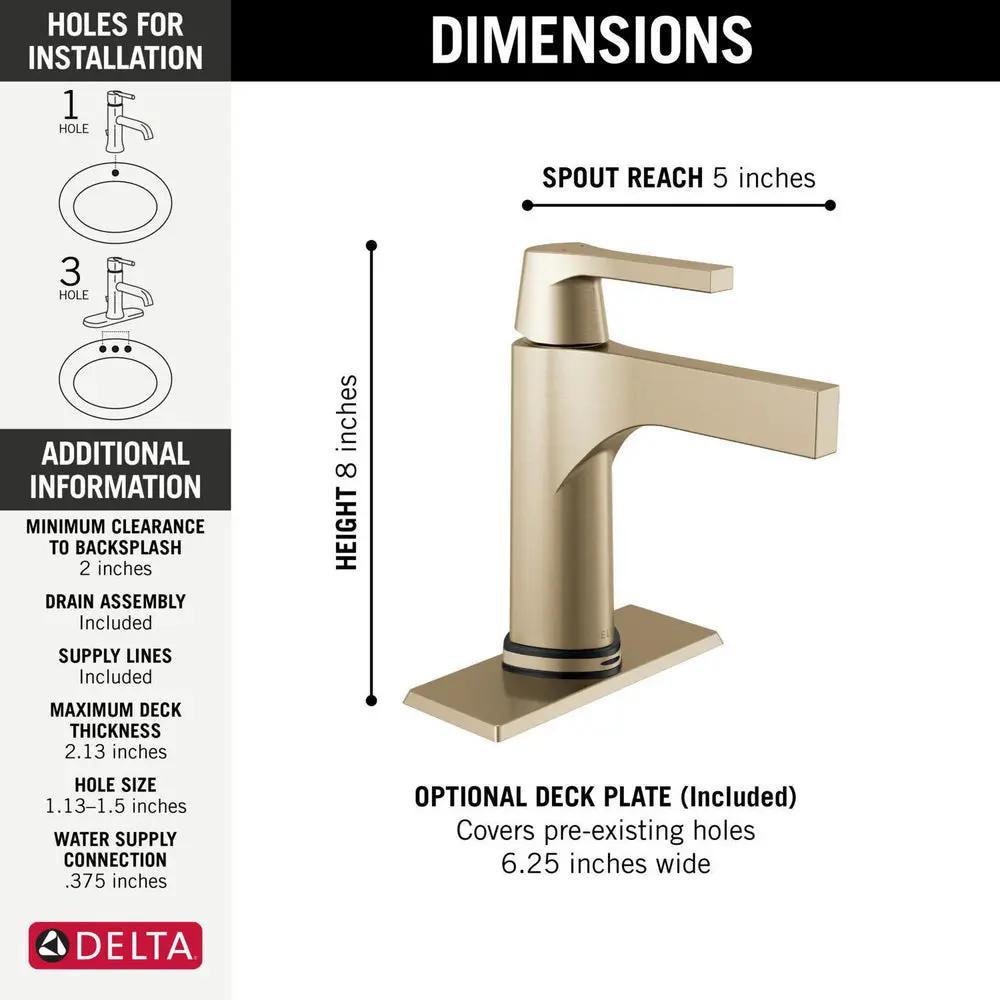Delta ZURA Touch2O Bathroom Faucet with Touchless Technology - Plumbing Market