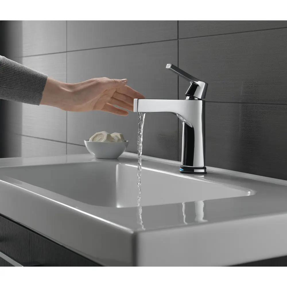 Delta ZURA Touch2O Bathroom Faucet with Touchless Technology - Plumbing Market