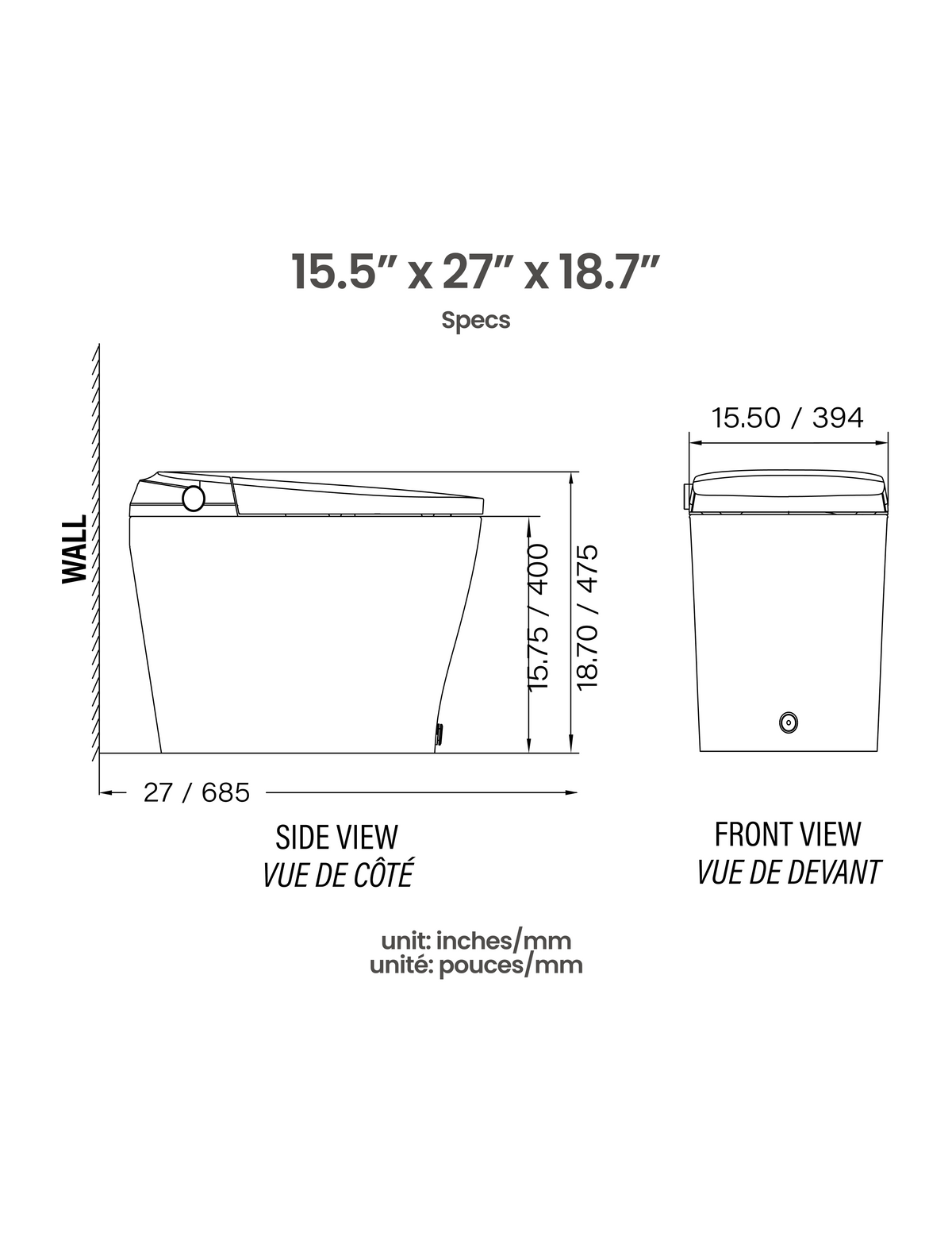 Ecoway Lux Smart Toilet ST2210 — Plumbing Market Canada