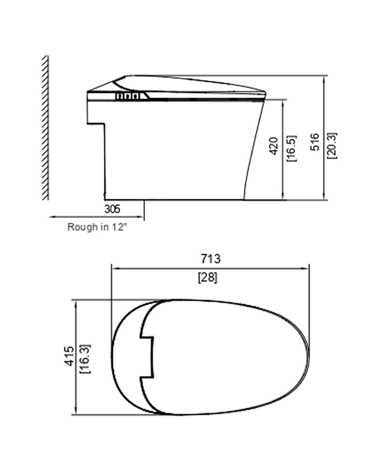 Ecoway Deluxe 2.0 Smart Toilet WZ2801U — Plumbing Market Canada