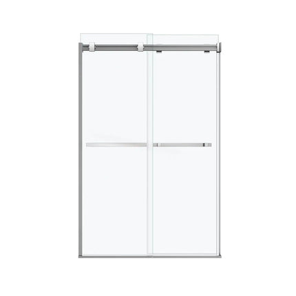 Duel 44-47 x 70 ½-74 in. 8 mm Bypass Shower Door for Alcove Installation with Clear glass in Chrome - Plumbing Market