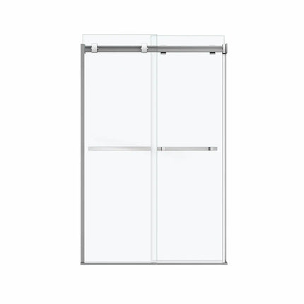 Duel 44-47 x 70 ½-74 in. 8 mm Bypass Shower Door for Alcove Installation with Clear glass in Chrome - Plumbing Market