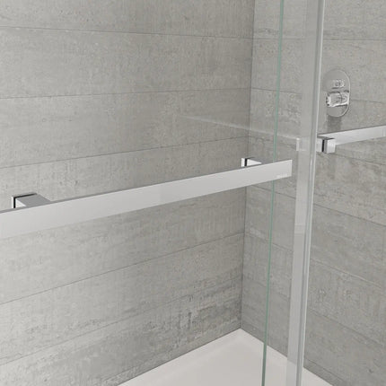 Duel Alto 44-47 X 78 in. 8mm Bypass Shower Door for Alcove Installation with GlassShield® glass in Chrome - Plumbing Market