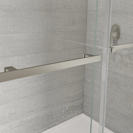 Duel Alto 56-59 X 78 in. 8mm Bypass Shower Door for Alcove Installation with GlassShield® glass in Brushed Nickel - Plumbing Market