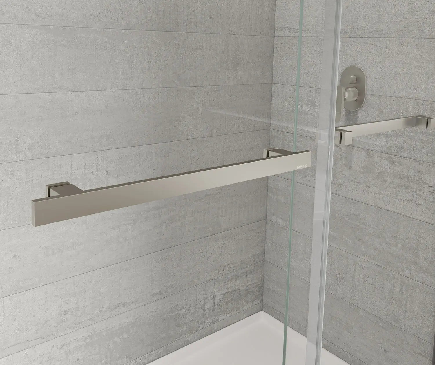 Duel Alto 56-59 X 78 in. 8mm Bypass Shower Door for Alcove Installation with GlassShield® glass in Brushed Nickel - Plumbing Market