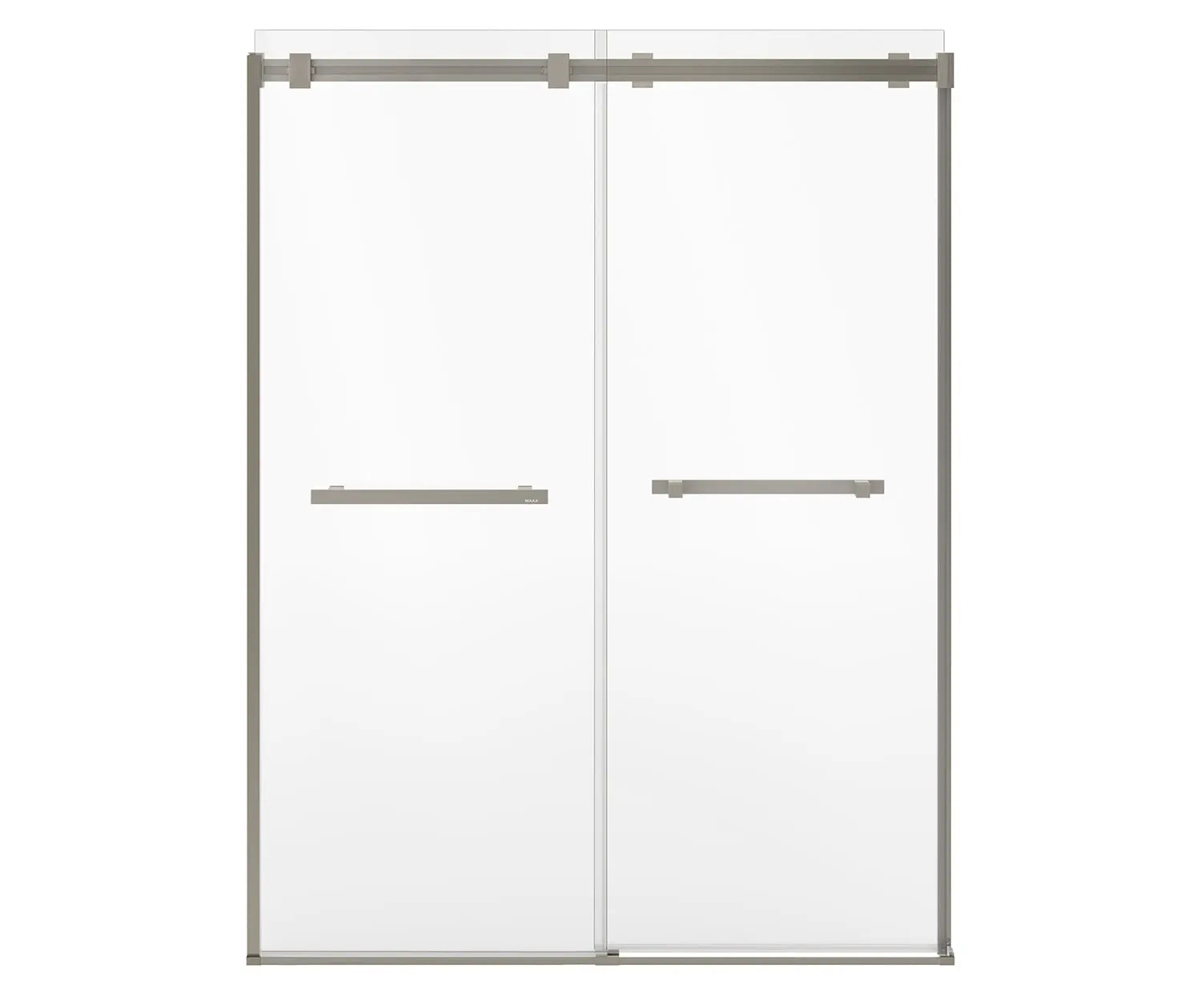 Duel Alto 56-59 X 78 in. 8mm Bypass Shower Door for Alcove Installation with GlassShield® glass in Brushed Nickel - Plumbing Market