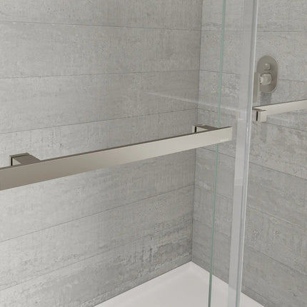 Duel Alto 56-59 X 78 in. 8mm Bypass Shower Door for Alcove Installation with GlassShield® glass in Brushed Nickel - Plumbing Market