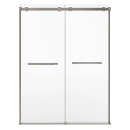 Duel Alto 56-59 X 78 in. 8mm Bypass Shower Door for Alcove Installation with GlassShield® glass in Brushed Nickel - Plumbing Market