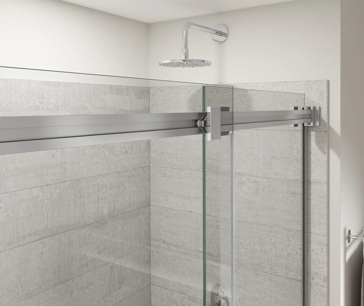 Duel Alto 56-59 X 78 in. 8mm Bypass Shower Door for Alcove Installation with GlassShield® glass in Chrome - Plumbing Market