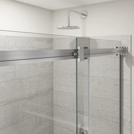Duel Alto 56-59 X 78 in. 8mm Bypass Shower Door for Alcove Installation with GlassShield® glass in Chrome - Plumbing Market
