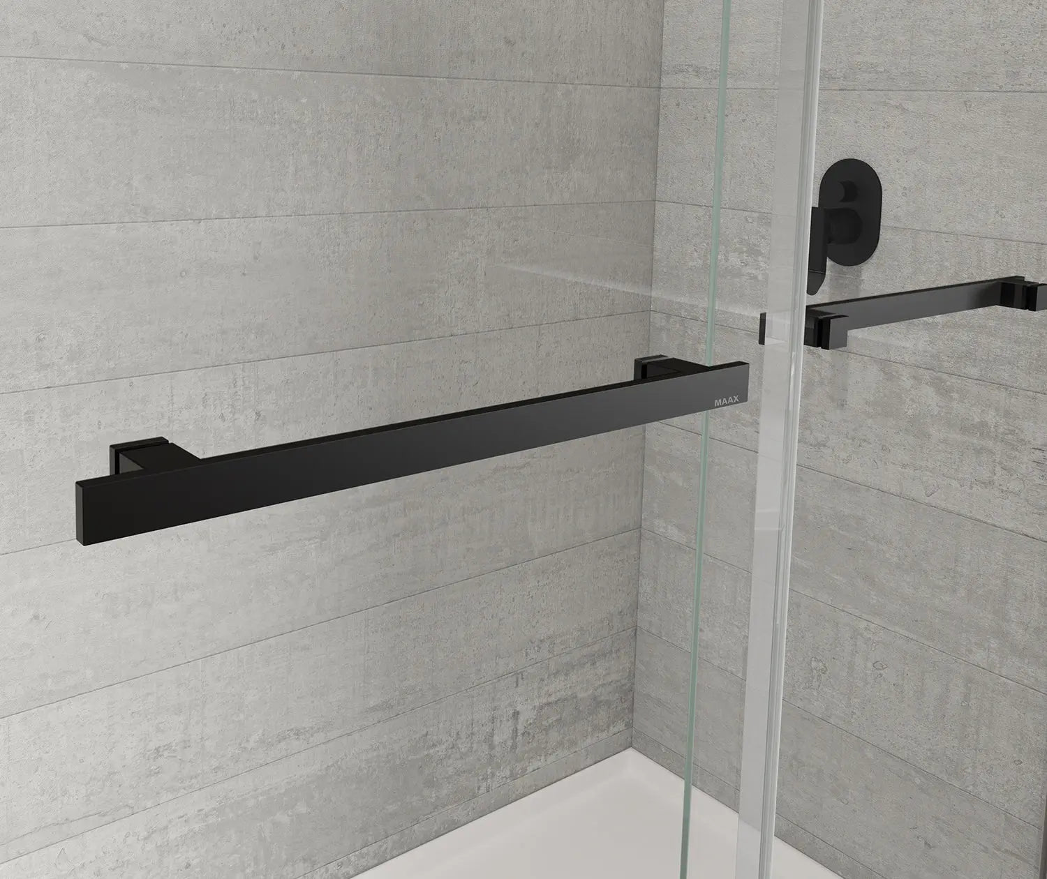 Duel Alto 56-59 X 78 in. 8mm Bypass Shower Door for Alcove Installation with GlassShield® glass in Matte Black - Plumbing Market