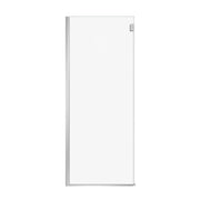 Duel Alto Return Panel for 32 in. Base with Clear glass in Chrome - Plumbing Market