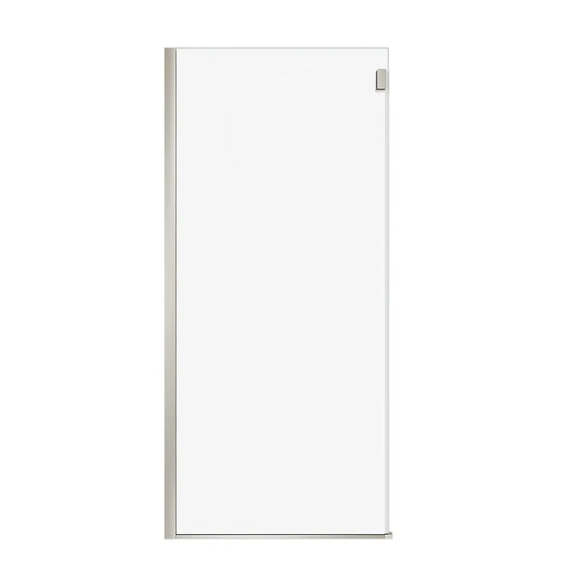 Duel Alto Return Panel for 36 in. Base with Clear glass in Brushed Nickel - Plumbing Market
