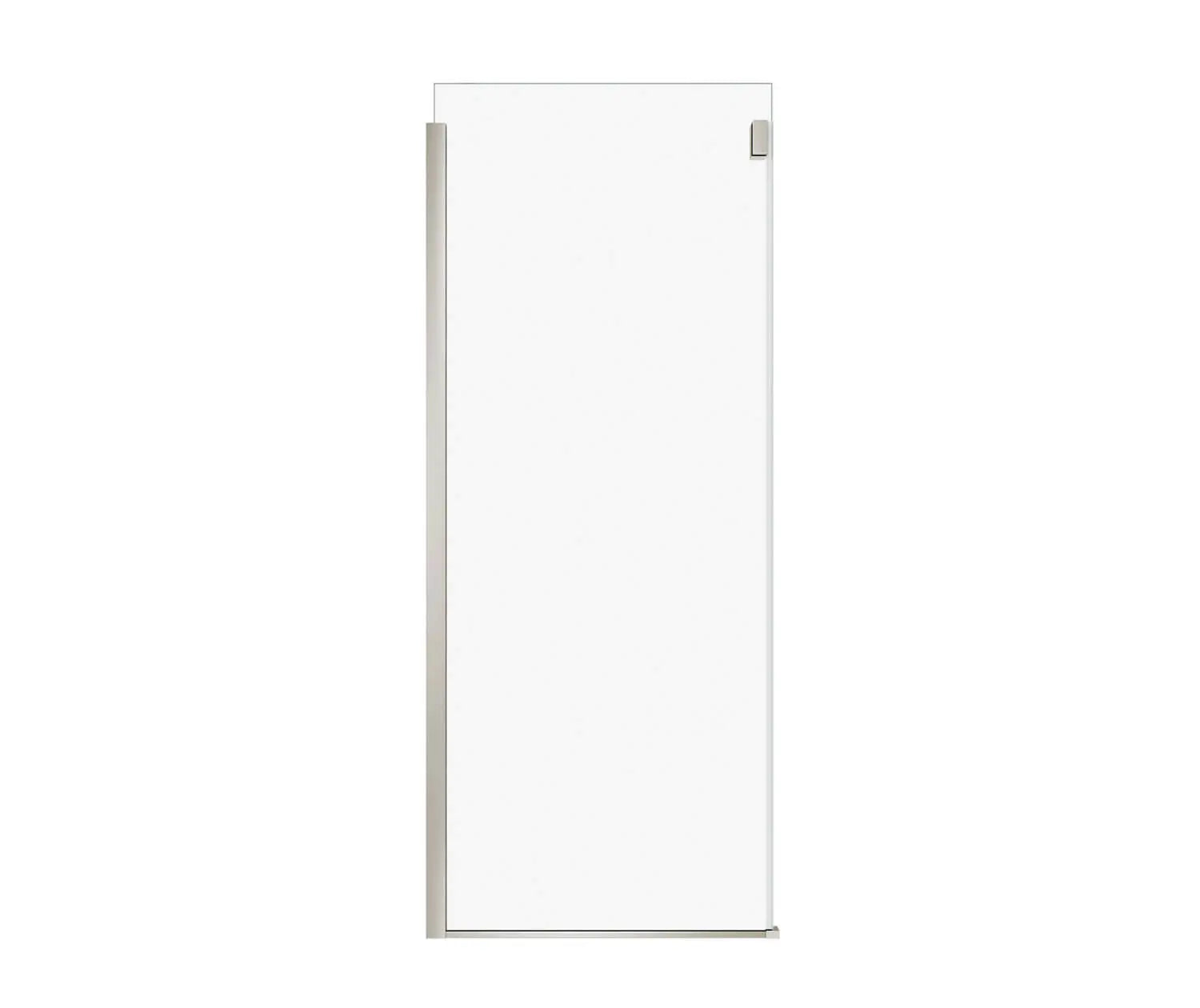 Duel and Inverto Return Panel for 32 in. Base with Clear glass in Brushed Nickel - Plumbing Market