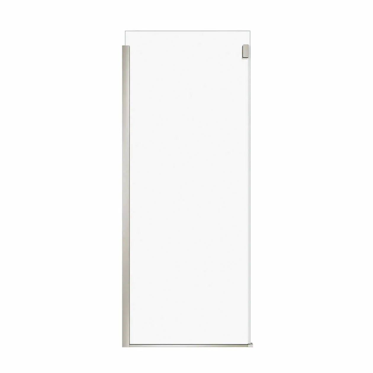 Duel and Inverto Return Panel for 32 in. Base with Clear glass in Brushed Nickel - Plumbing Market