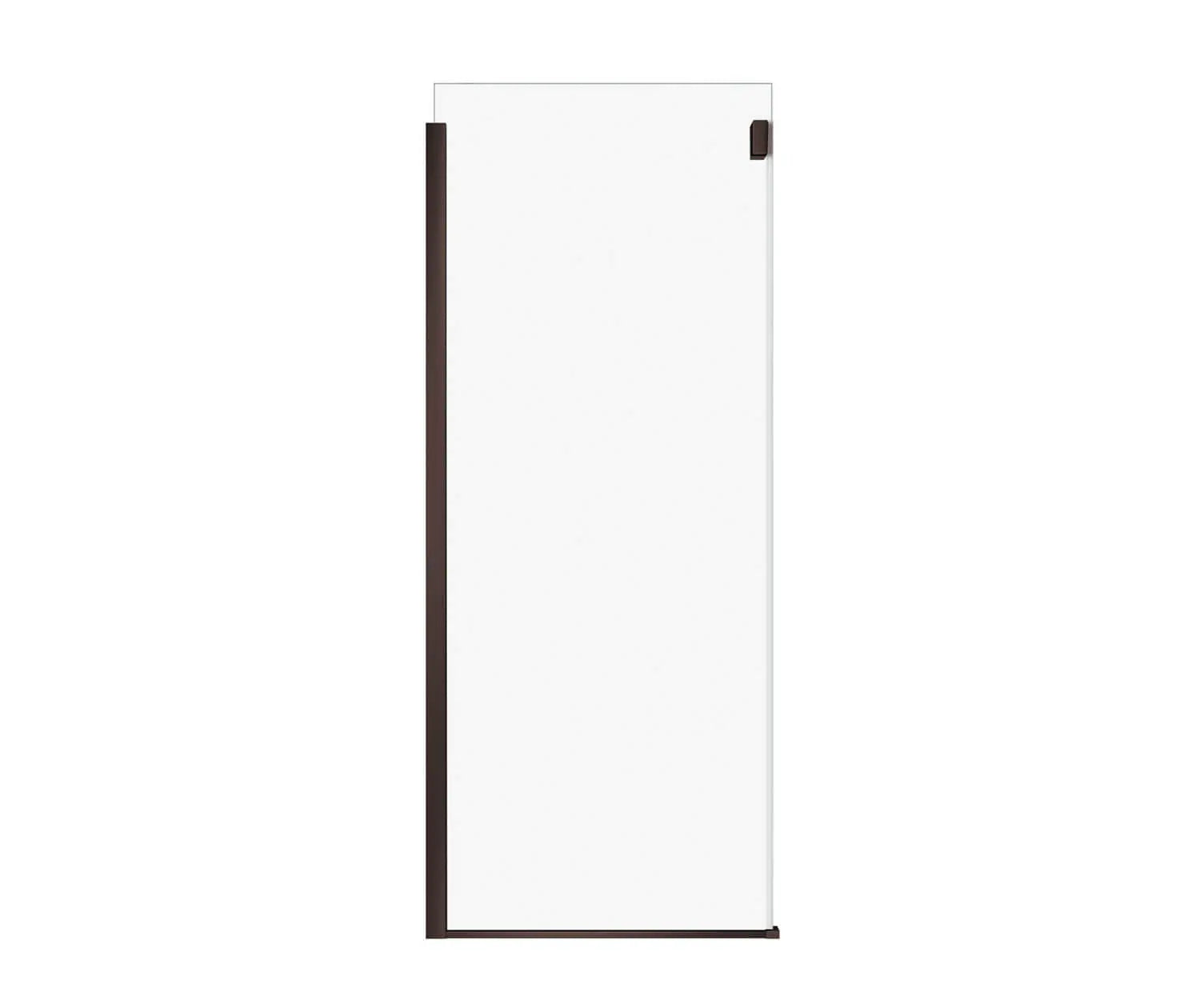 Duel and Inverto Return Panel for 32 in. Base with Clear glass in Dark Bronze - Plumbing Market