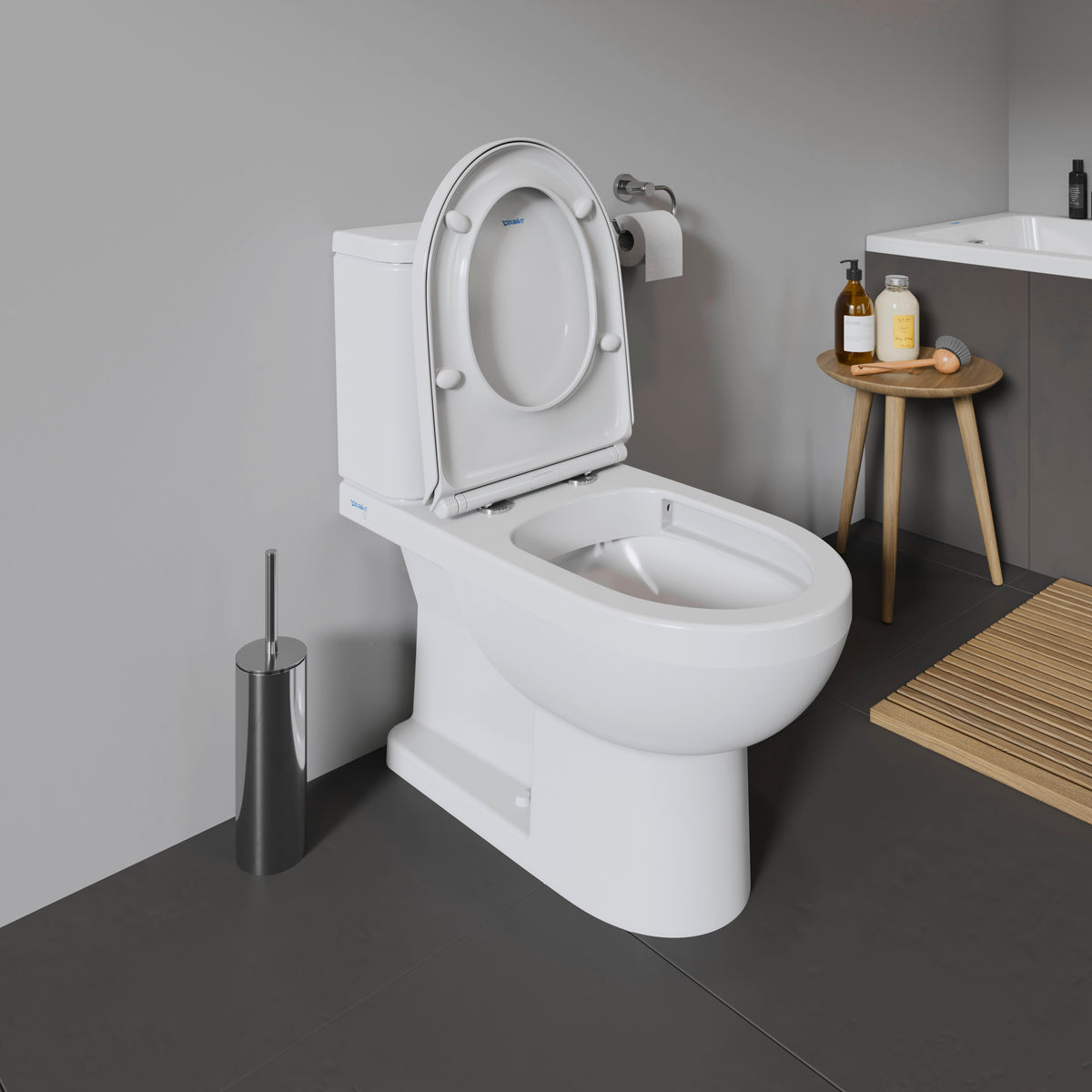 Duravit No.1 Elongated Slow Close Toilet Seat - 0025290000 - Duravit 0025290000