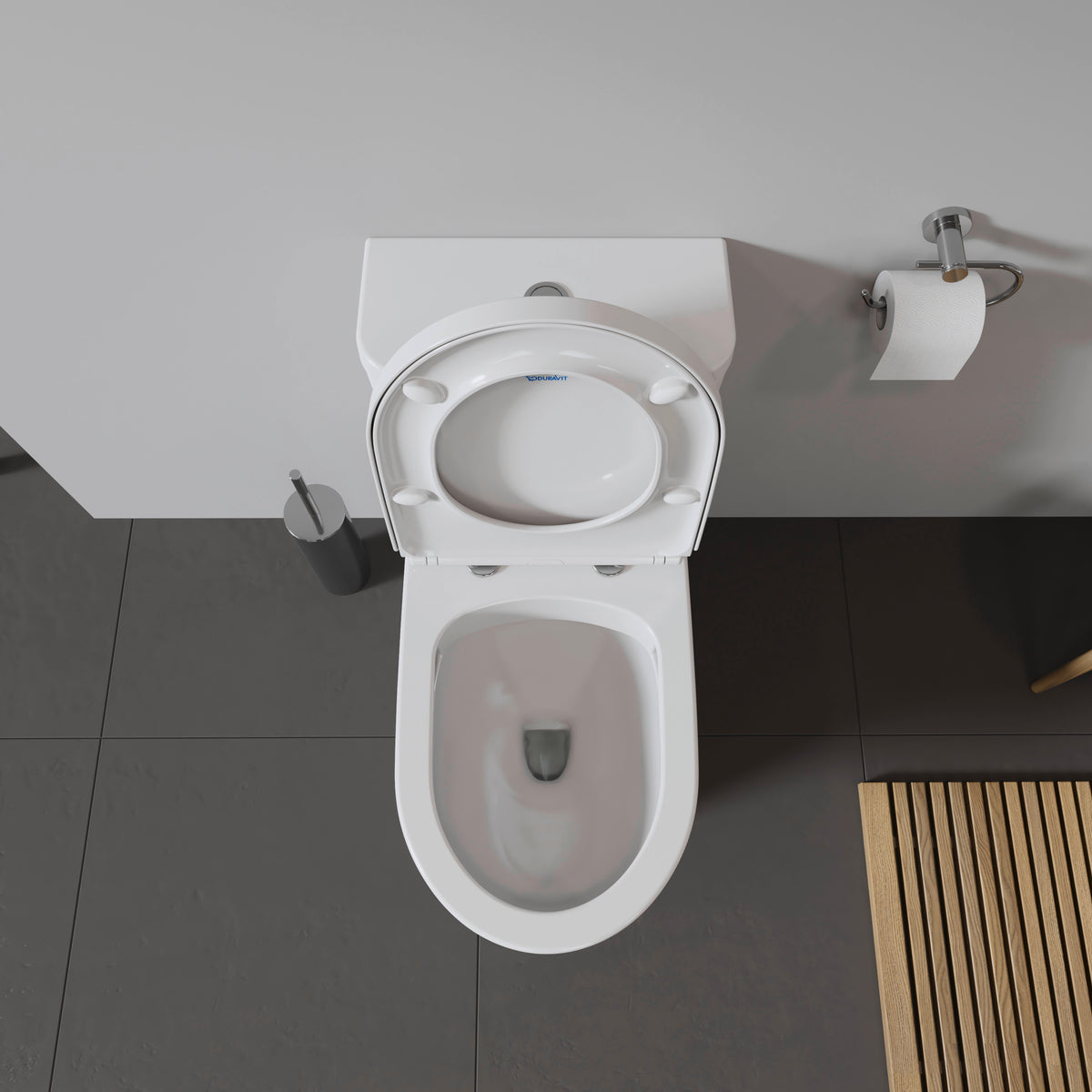 Duravit No.1 Elongated Slow Close Toilet Seat - 0025290000 - Duravit 0025290000