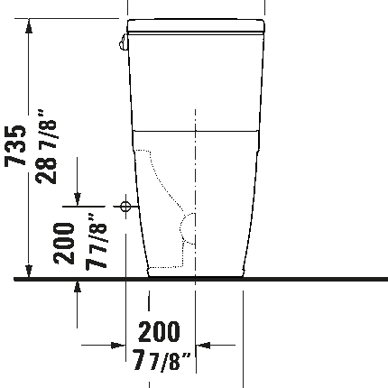 Duravit D-Neo Pro Series One Piece Elongated Toilet 205101AAU3 - Plumbing Market