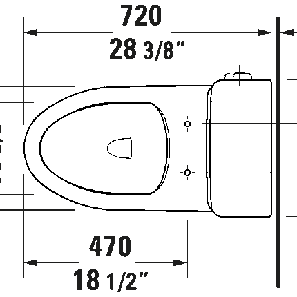Duravit D-Neo Pro Series One Piece Elongated Toilet 205101AAU3 - Plumbing Market