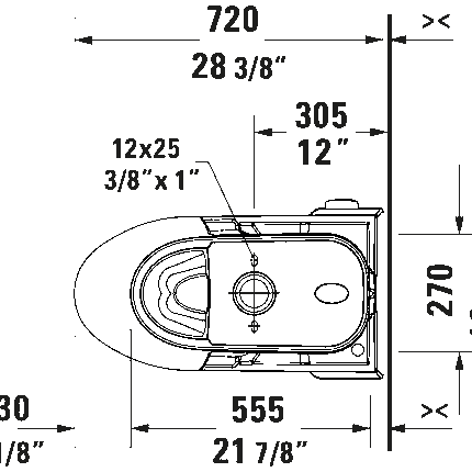 Duravit D-Neo Pro Series One Piece Elongated Toilet 205101AAU3 - Plumbing Market