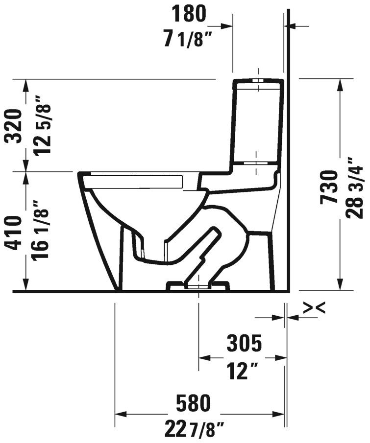 Duravit D-neo Elongated One Piece Dual Flush Toilet 20070100U2 - Plumbing Market